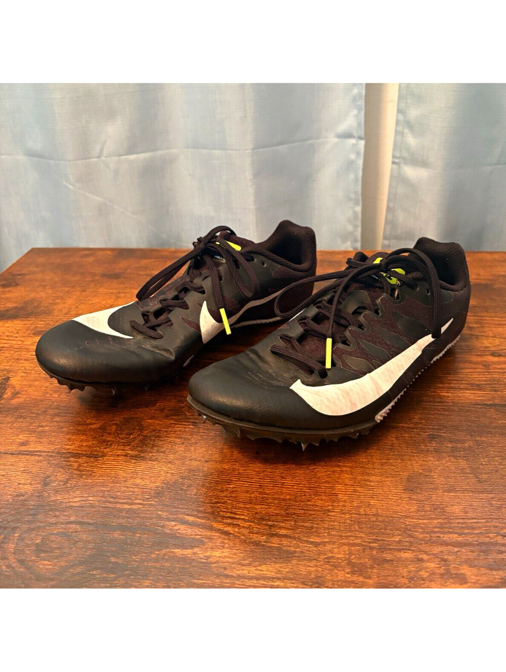 Nike Racing Track & Field Sprint Spikes Black White Men’s Size 8